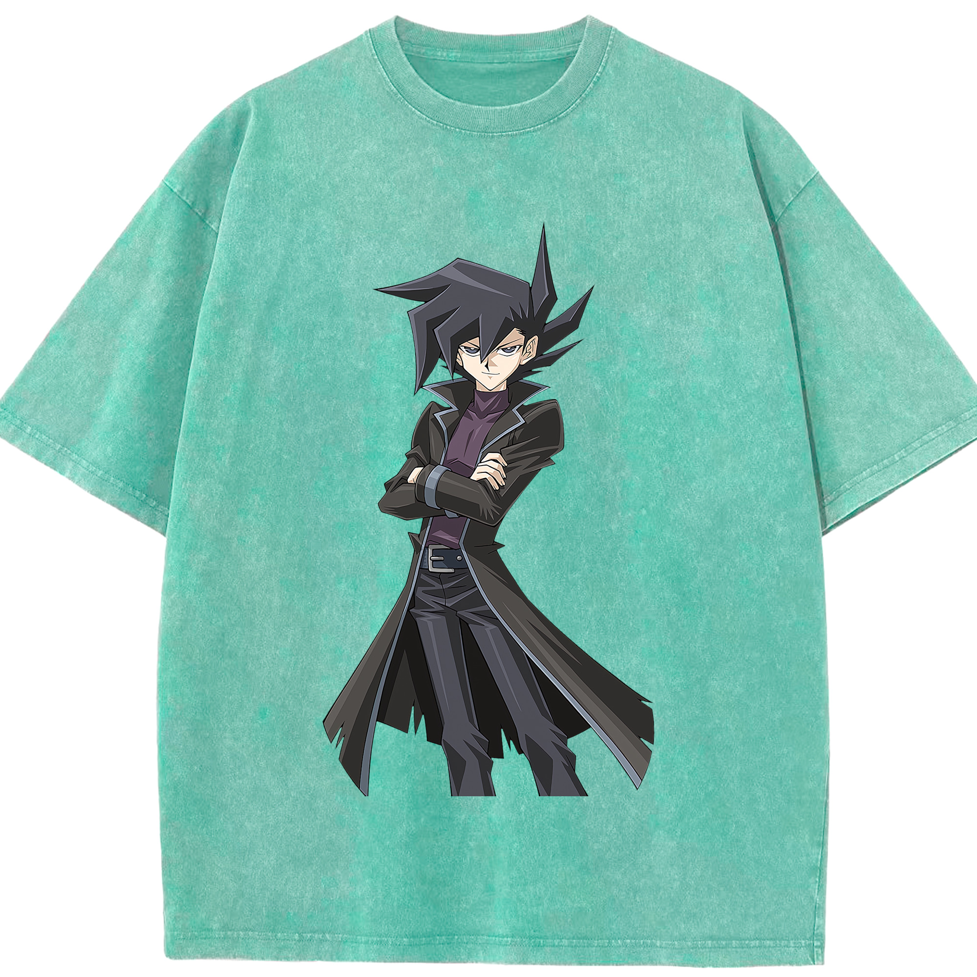 （画像用） 遊☆戯☆王 Yu-Gi-Oh! 綿100% ヴィンテージ風 半袖Tシャツ（フロントプリント）